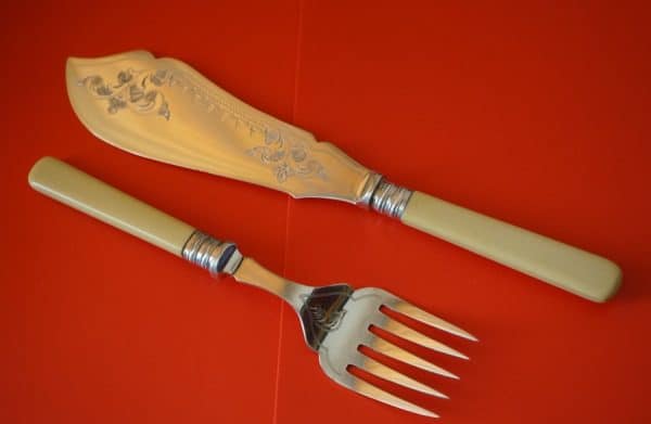 Vintage E P N S Fish Servers