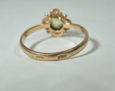 14ct Rose Gold Yellow Diamond Ring - Image 3