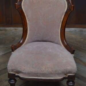 Victorian Walnut Nursing Chair SAI3184 Antique, Walnut, Antique Chairs