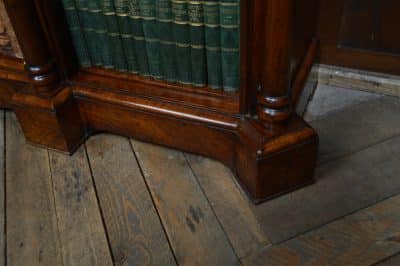 Victorian Walnut Open Bookcase SAI3096 - Image 13