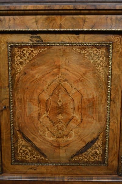 Victorian Walnut Credenza / Display Cabinet SAI3304 - Image 11