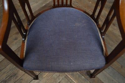 Edwardian Mahogany Armchair SAI3130 Antique Chairs 18