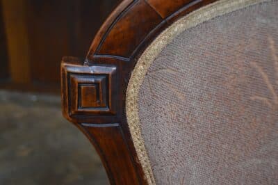 Victorian Walnut Nursing Chair SAI3184 - Image 8