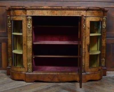 Victorian Walnut Credenza / Display Cabinet SAI3304 - Image 19