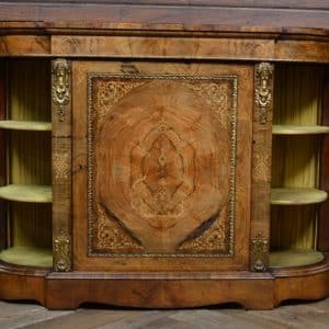 Victorian Walnut Credenza / Display Cabinet SAI3304 Antique Cupboards