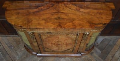 Victorian Walnut Credenza / Display Cabinet SAI3304 Antique Cupboards 15
