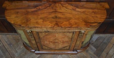 Victorian Walnut Credenza / Display Cabinet SAI3304 - Image 13