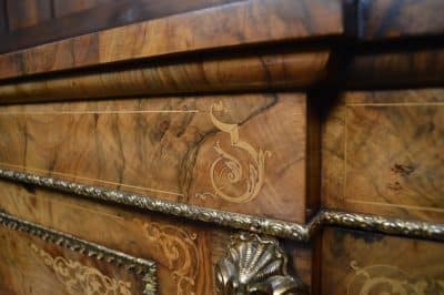 Victorian Walnut Credenza / Display Cabinet SAI3304 - Image 10