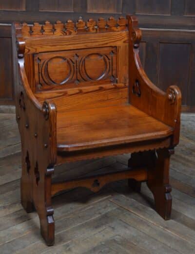 Arts & Crafts Alter Chair SAI3352 Arts & Crafts Antique Chairs 4