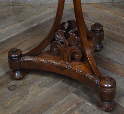 Victorian Rosewood Pole Screen SAI3342 fire screen Antique Furniture 10