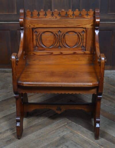 Arts & Crafts Alter Chair SAI3352 - Image 6