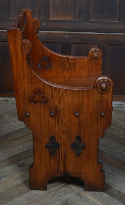 Arts & Crafts Alter Chair SAI3352 - Image 8