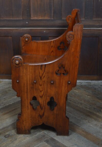 Arts & Crafts Alter Chair SAI3352 - Image 10