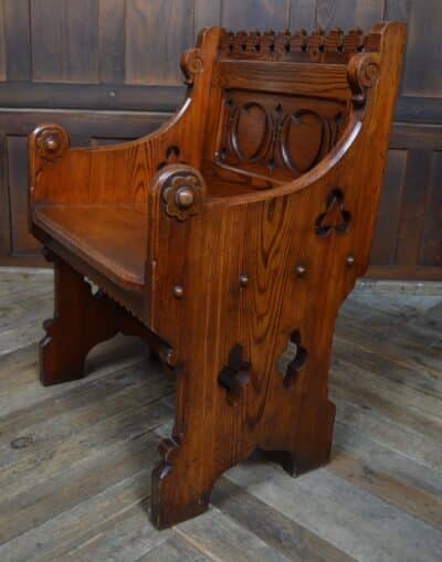 Arts & Crafts Alter Chair SAI3352 - Image 12