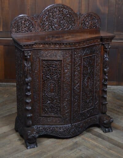 Victorian Burmese Padouk Sideboard / Cabinet SAI3353 - Image 2