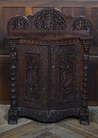 Victorian Burmese Padouk Sideboard / Cabinet SAI3353 - Image 3