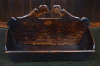 Georgian Butler's Duties Trug/ Cutlery Tray SAI3373 - Image 3