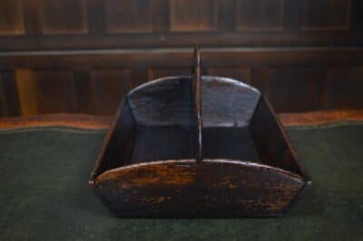Georgian Butler's Duties Trug/ Cutlery Tray SAI3373 - Image 7