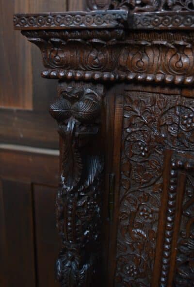 Victorian Burmese Padouk Sideboard / Cabinet SAI3353 - Image 8