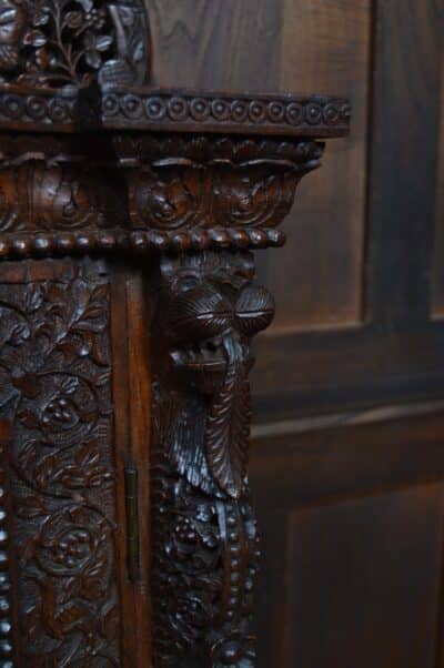 Victorian Burmese Padouk Sideboard / Cabinet SAI3353 Burmese Antique Cabinets 11