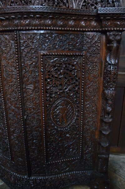 Victorian Burmese Padouk Sideboard / Cabinet SAI3353 - Image 10