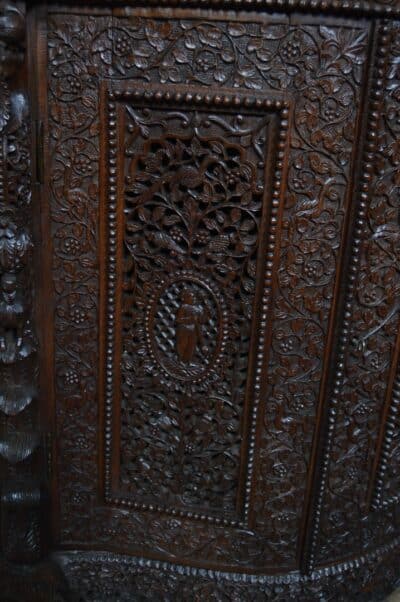 Victorian Burmese Padouk Sideboard / Cabinet SAI3353 Burmese Antique Cabinets 13