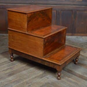 Victorian Mahogany Library Steps SAI3343 Antique library steps Antique Furniture