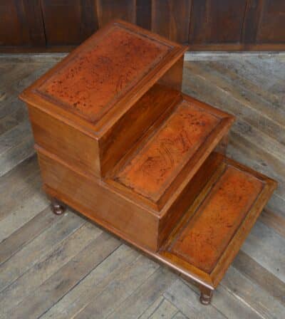 Victorian Mahogany Library Steps SAI3343 Antique library steps Antique Furniture 5
