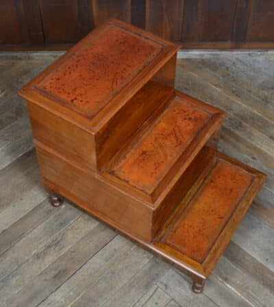 Victorian Mahogany Library Steps SAI3343 - Image 3