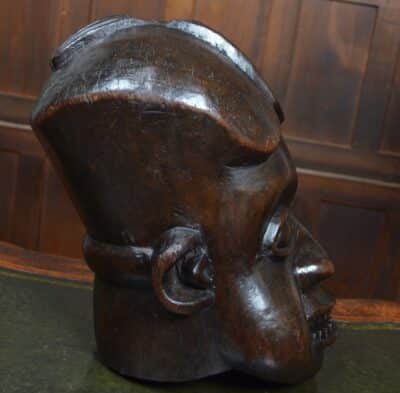 African Bamum Tribal Helmet/ Mask SAI3374 - Image 8