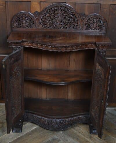 Victorian Burmese Padouk Sideboard / Cabinet SAI3353 - Image 14