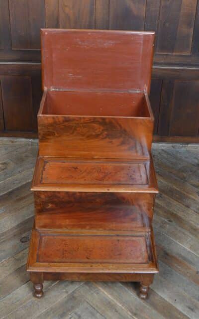 Victorian Mahogany Library Steps SAI3343 Antique library steps Antique Furniture 9