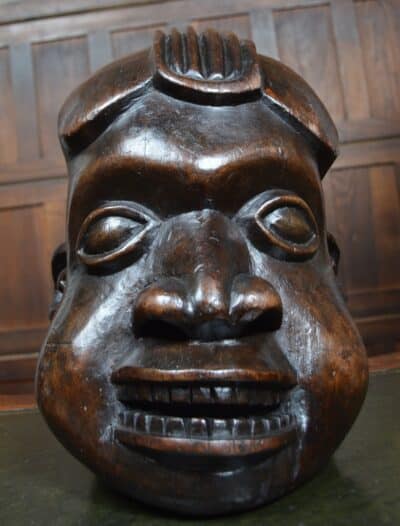 African Bamum Tribal Helmet/ Mask SAI3374 - Image 12