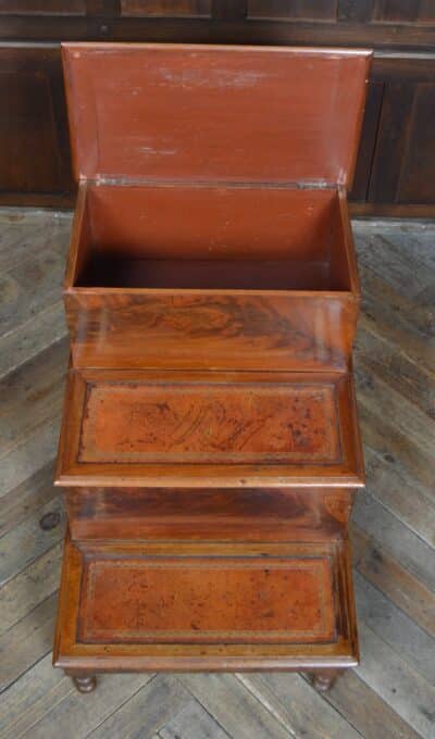 Victorian Mahogany Library Steps SAI3343 Antique library steps Antique Furniture 10