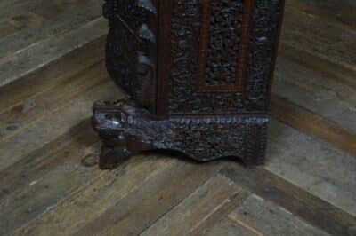 Victorian Burmese Padouk Sideboard / Cabinet SAI3353 Burmese Antique Cabinets 20