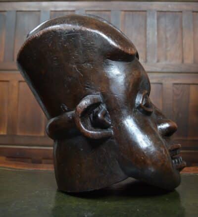 African Bamum Tribal Helmet/ Mask SAI3374 - Image 15
