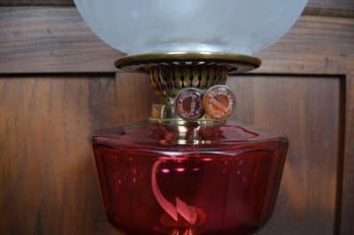 Victorian Brass Oil/ Paraffin Lamp SAI3199 - Image 7