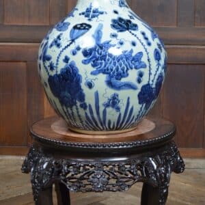 Chinese Marble Top Plant/ Vase Stand SAI3355 Antique chinese furniture Antique Stools 3