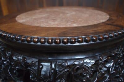 Chinese Marble Top Plant/ Vase Stand SAI3355 - Image 8