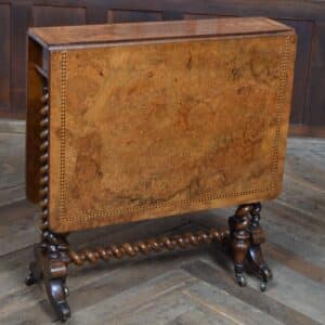 Victorian Walnut Sutherland Table SAI3356 Burr, Walnut, Antique Tables