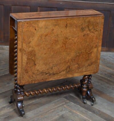 Victorian Walnut Sutherland Table SAI3356 - Image 4