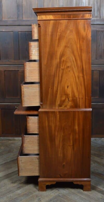 Georgian Mahogany Chest On Chest / Tallboy SAI3344 - Image 14