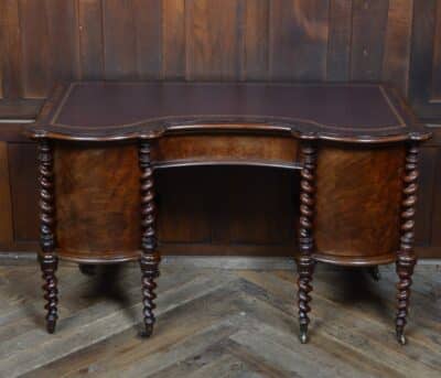 Victorian Mahogany Knee Hole Desk SAI3345 - Image 3
