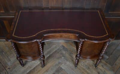 Victorian Mahogany Knee Hole Desk SAI3345 - Image 4