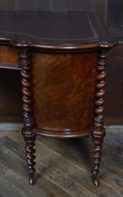 Victorian Mahogany Knee Hole Desk SAI3345 - Image 5