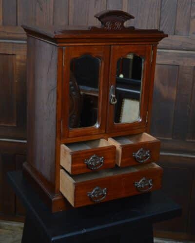 Edwardian Miniature Mahogany Wardrobe SAI3385 - Image 4