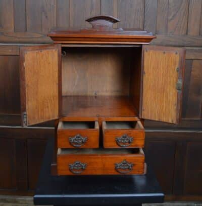 Edwardian Miniature Mahogany Wardrobe SAI3385 - Image 5