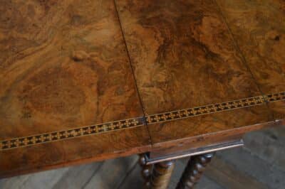 Victorian Walnut Sutherland Table SAI3356 - Image 12