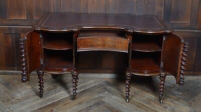 Victorian Mahogany Knee Hole Desk SAI3345 - Image 7