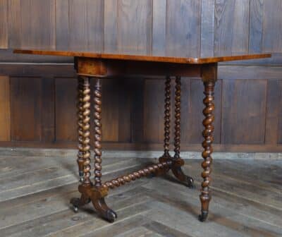 Victorian Walnut Sutherland Table SAI3356 - Image 14